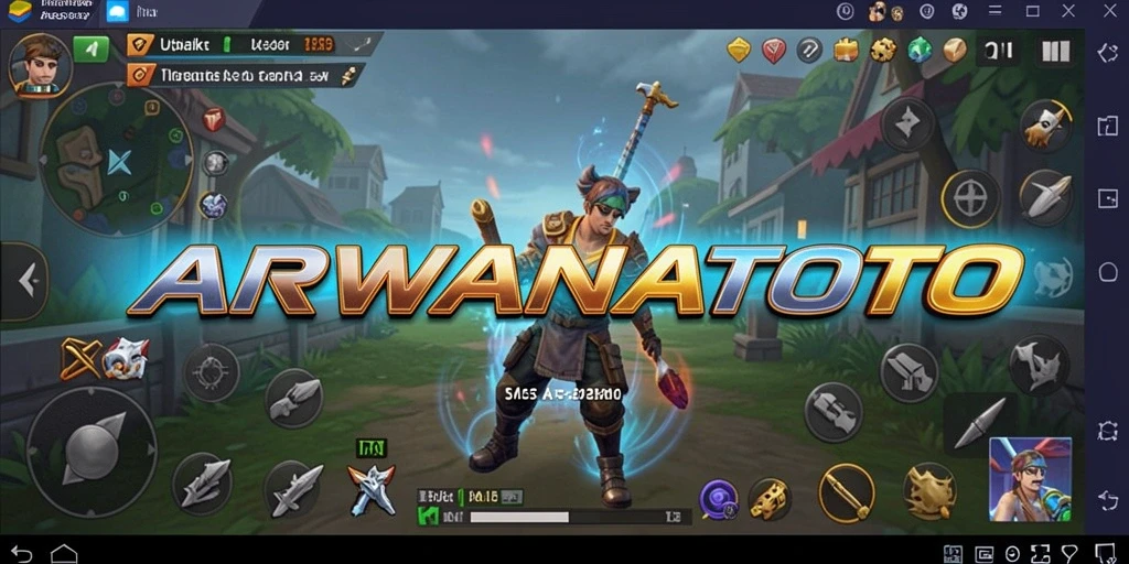 Screenshot tampilan ARWANATOTO yang menampilkan berbagai fitur utilitas.