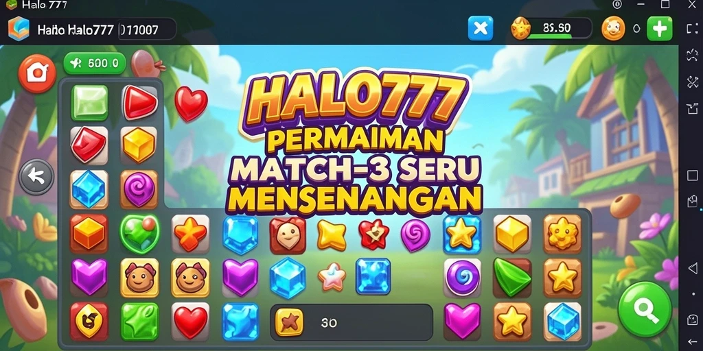 Tangkapan layar gameplay HALO777 yang menarik dan penuh warna.