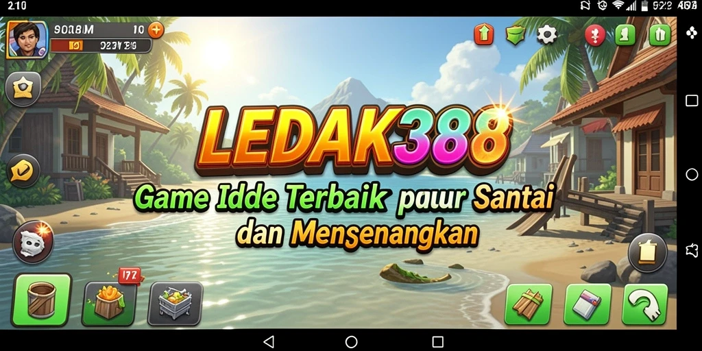 Tampilan gameplay Idle menarik dari LEDAK388 dengan karakter yang beragam.