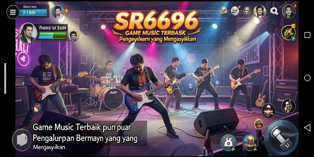 Tampilan desain gameplay menarik dalam SR6666 yang menyenangkan.